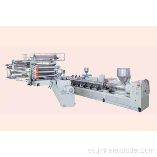 Línea de equipos de extrusión de láminas